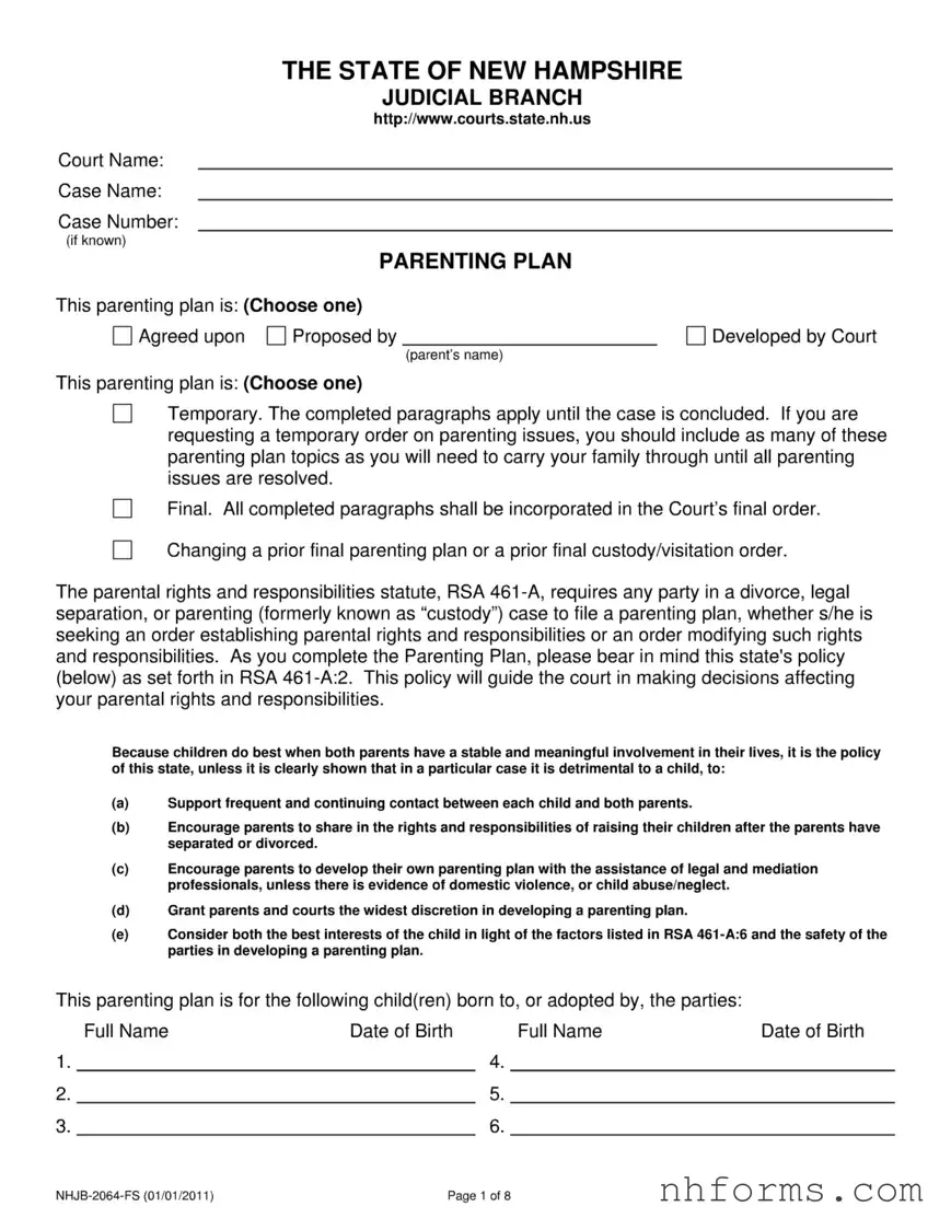 Nhjb 2064 Template