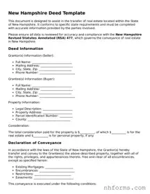 Attorney-Approved  Deed Document for New Hampshire